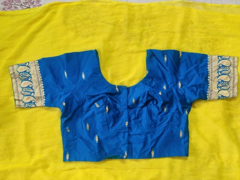 Blue Festive Blouse New