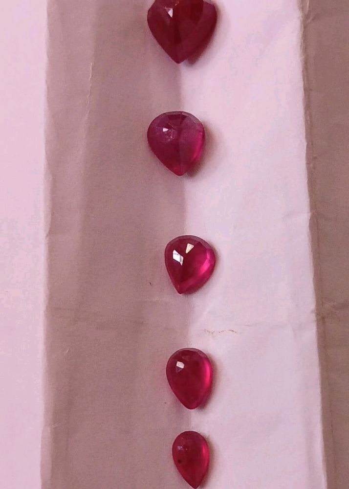 Natural real Ruby Gemstones