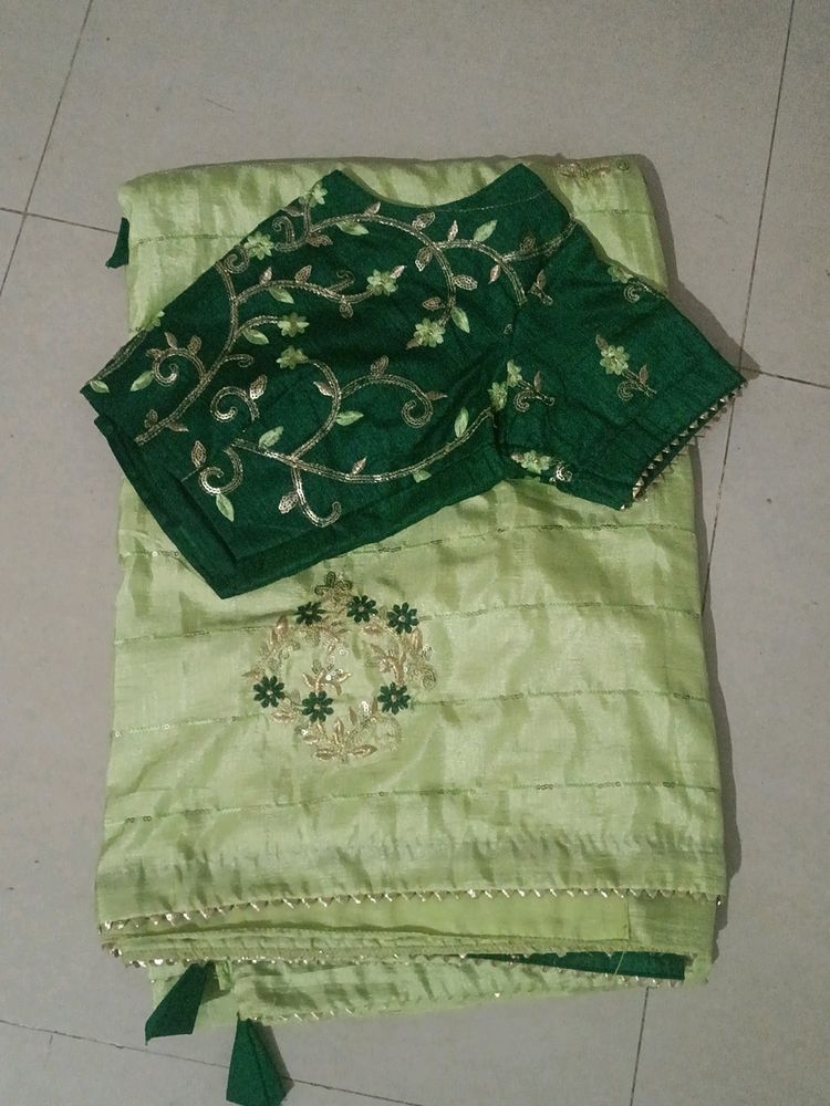 Sequence Tikli Work Saree