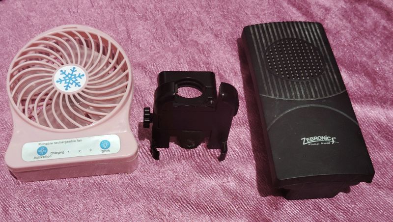 Fan+vedio Maker+ Speaker Used