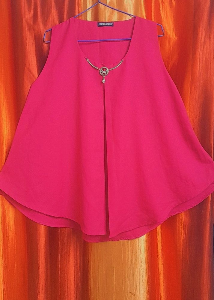 Beautiful Magenta Sleeveless top✨️☺️💯