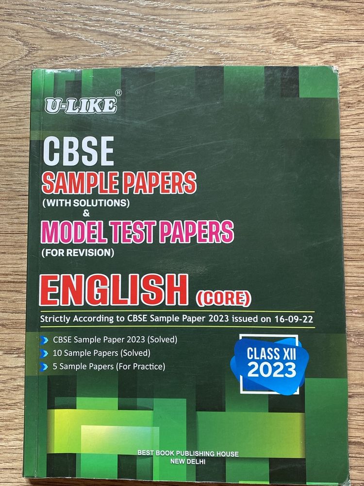 CBSE SAMPLE PAPERS- ENGLISH (core)