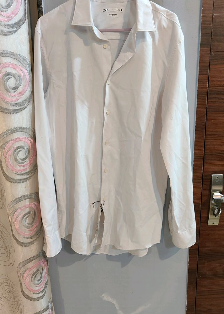 Zara Mens White Shirt