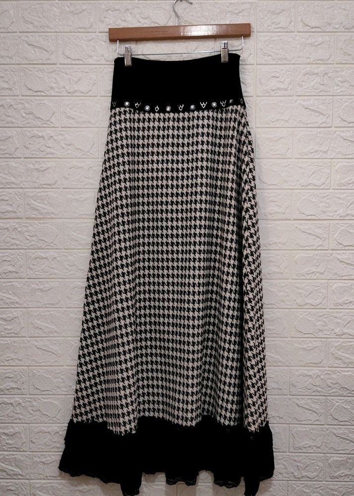 Black And White Skirt