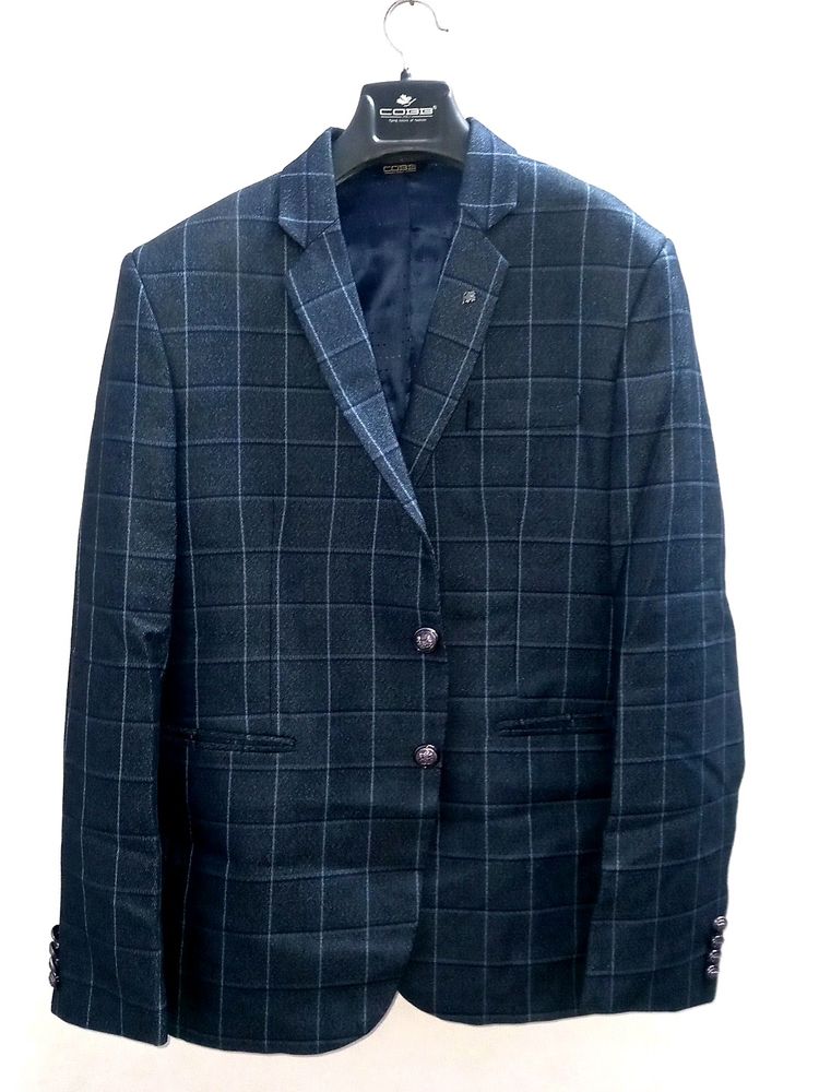 COBB Italy Navy Blue Blazer For MEN