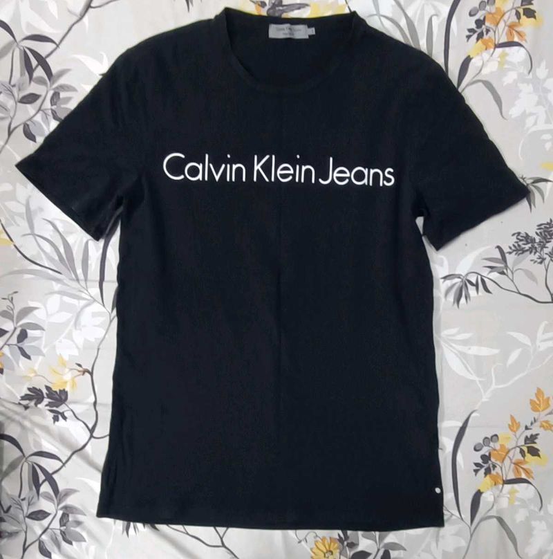 Calvin Klein Printed Black T-shirt