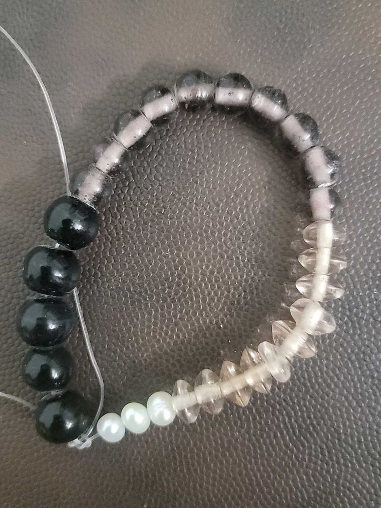 Real Pearls And Glass Beads For DIY Bracelet