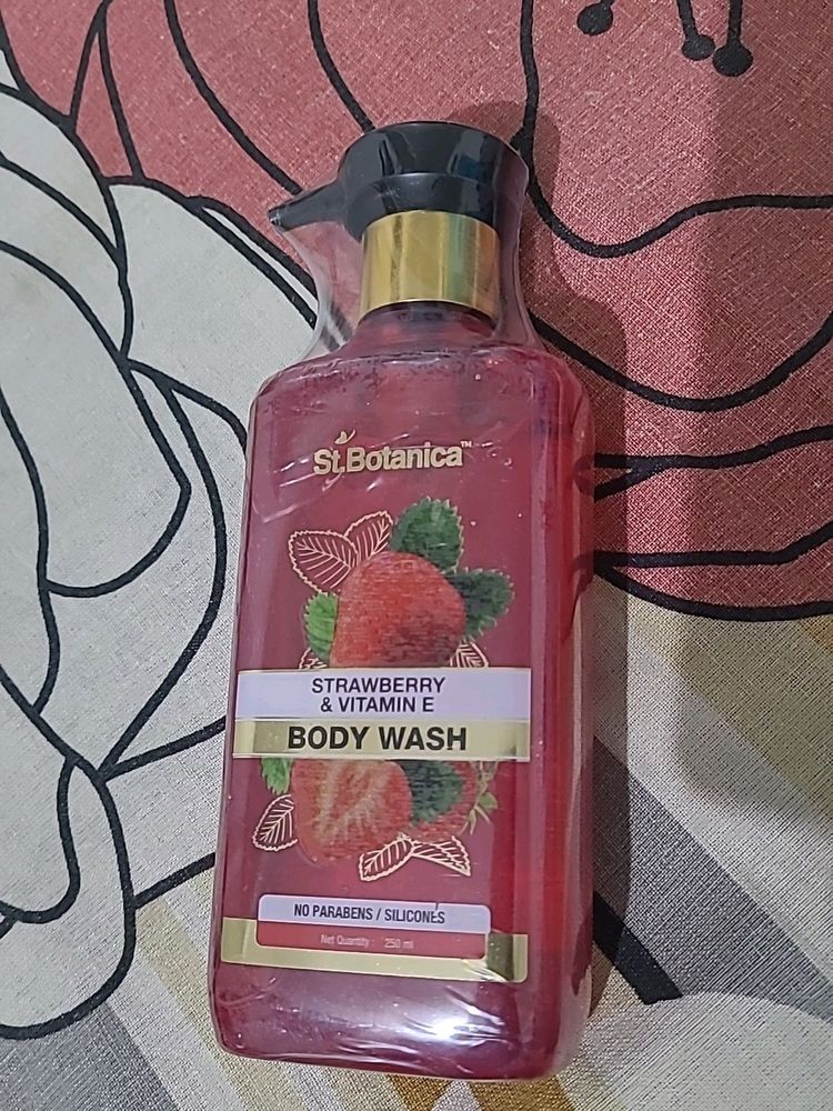 St. Botanica Strawberry & Vit E Bodywash