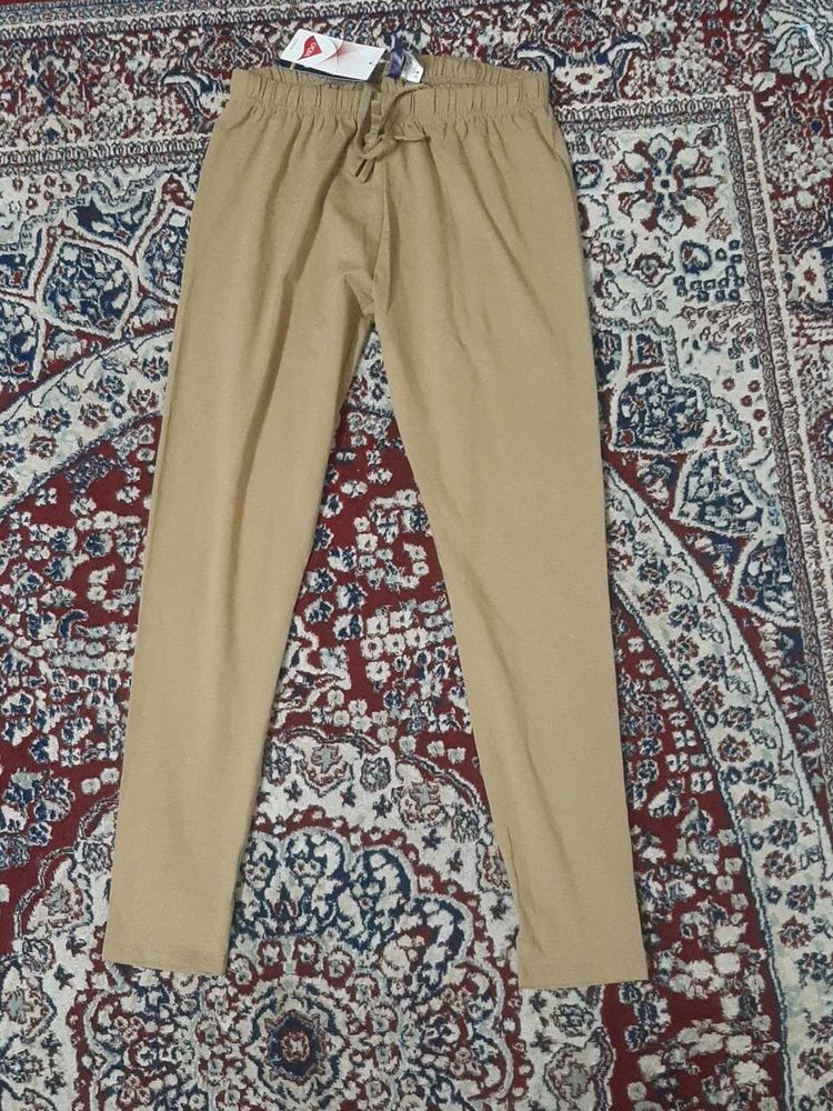 New Beige Ankel Leggine, Size M