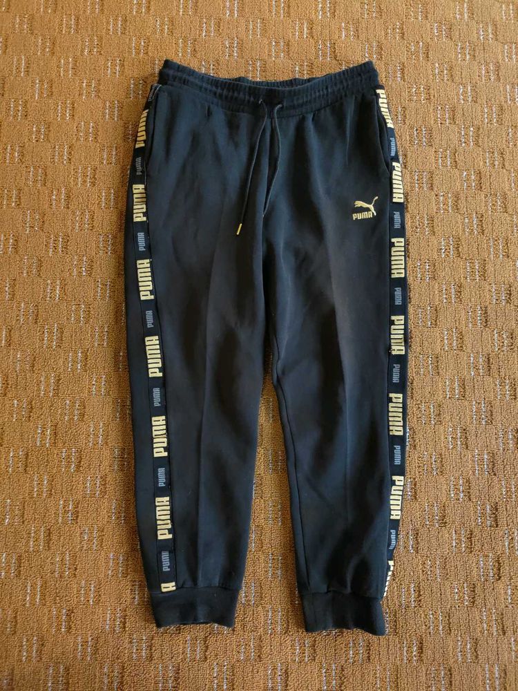 PUMA BLACK TRACKPANT