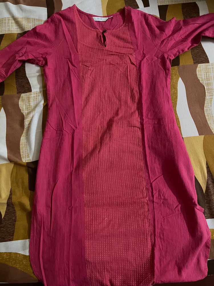 Pink Kurta For Women