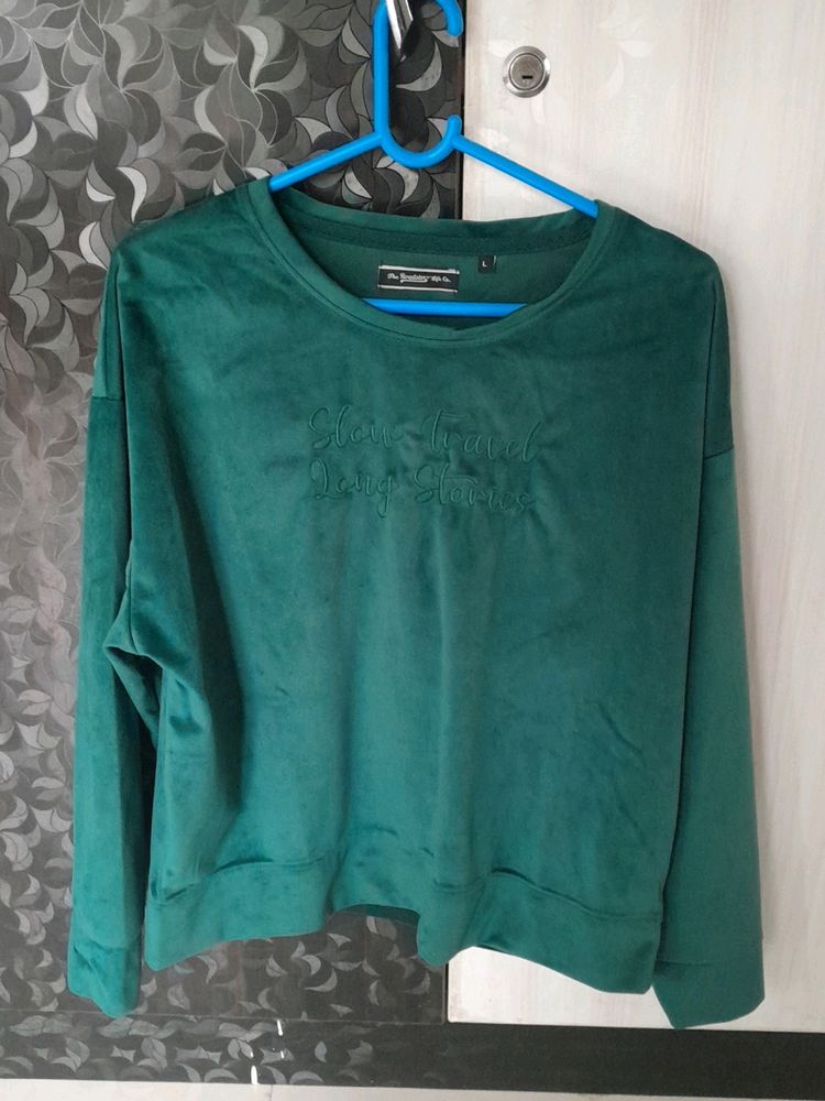 Velvet Sweatshirt From roadster