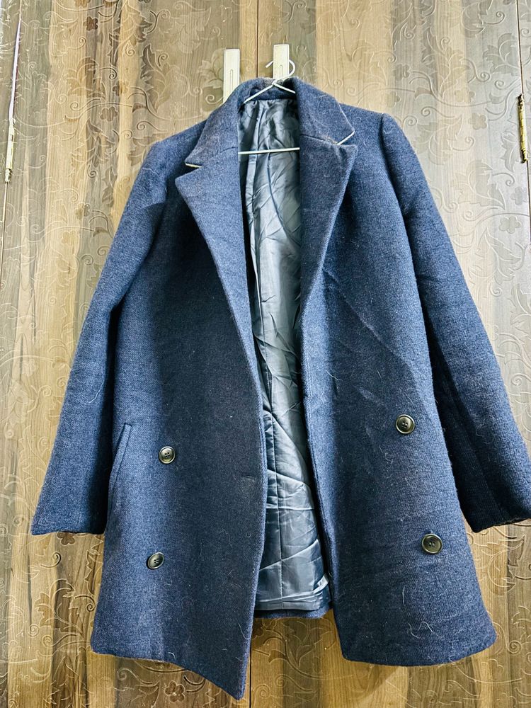 Women Navy Blue Coat