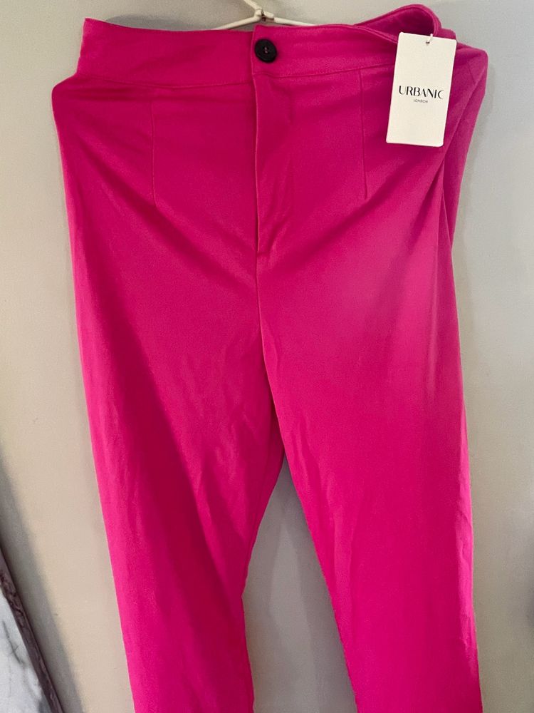 Pink Straight Leg Pants