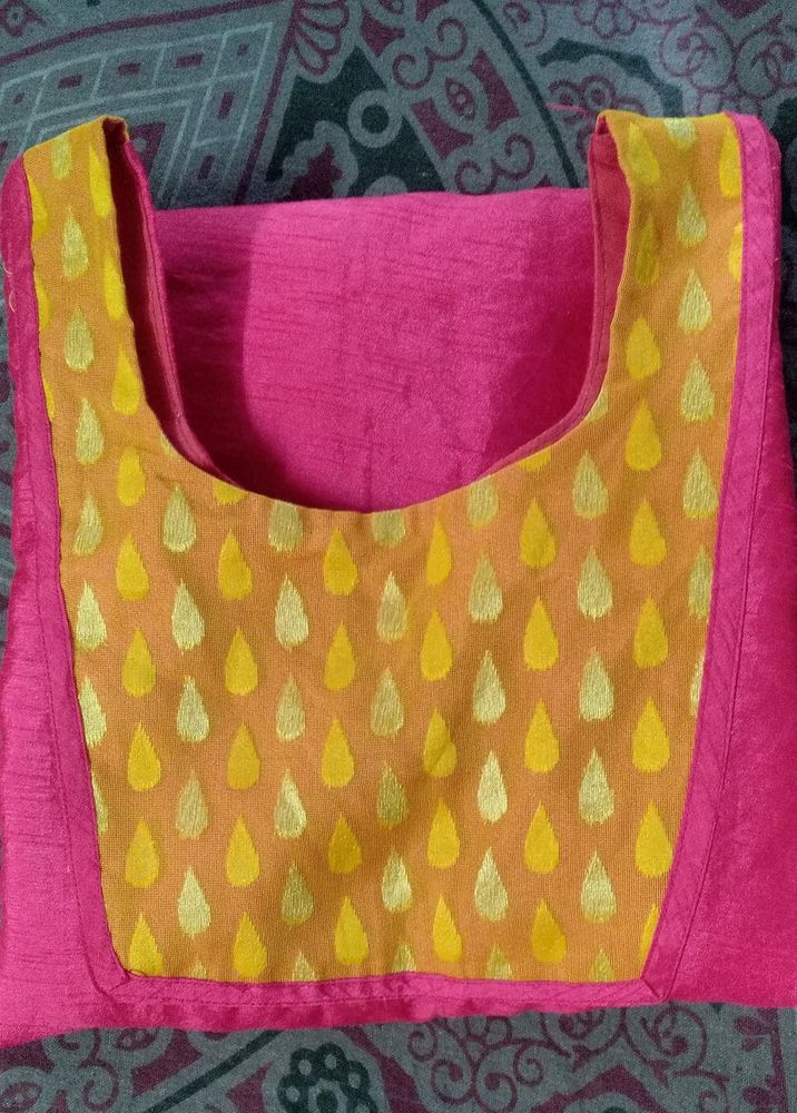 Pink & Yellow Kurta