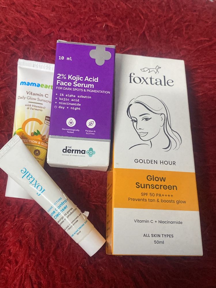 Sunscreen Serum Care Kit  - Foxtale The Derma Co