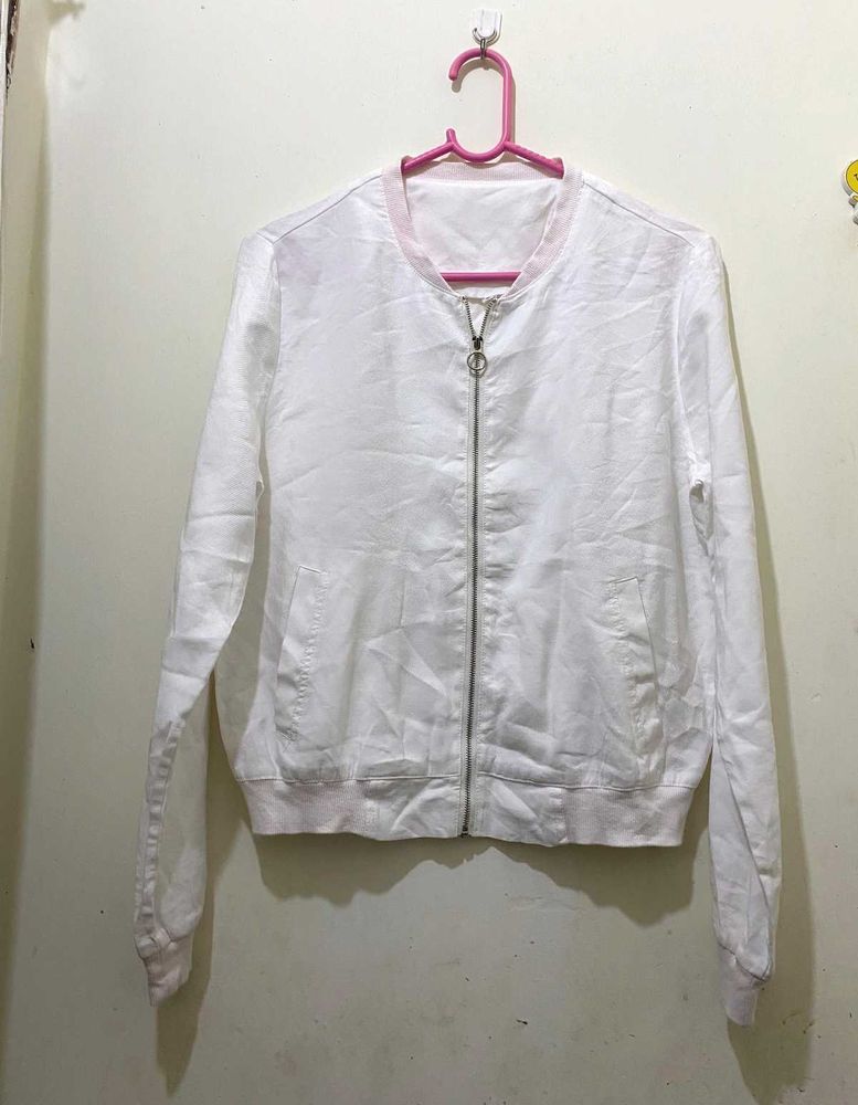 White Casual Jacket For Bust 34/36