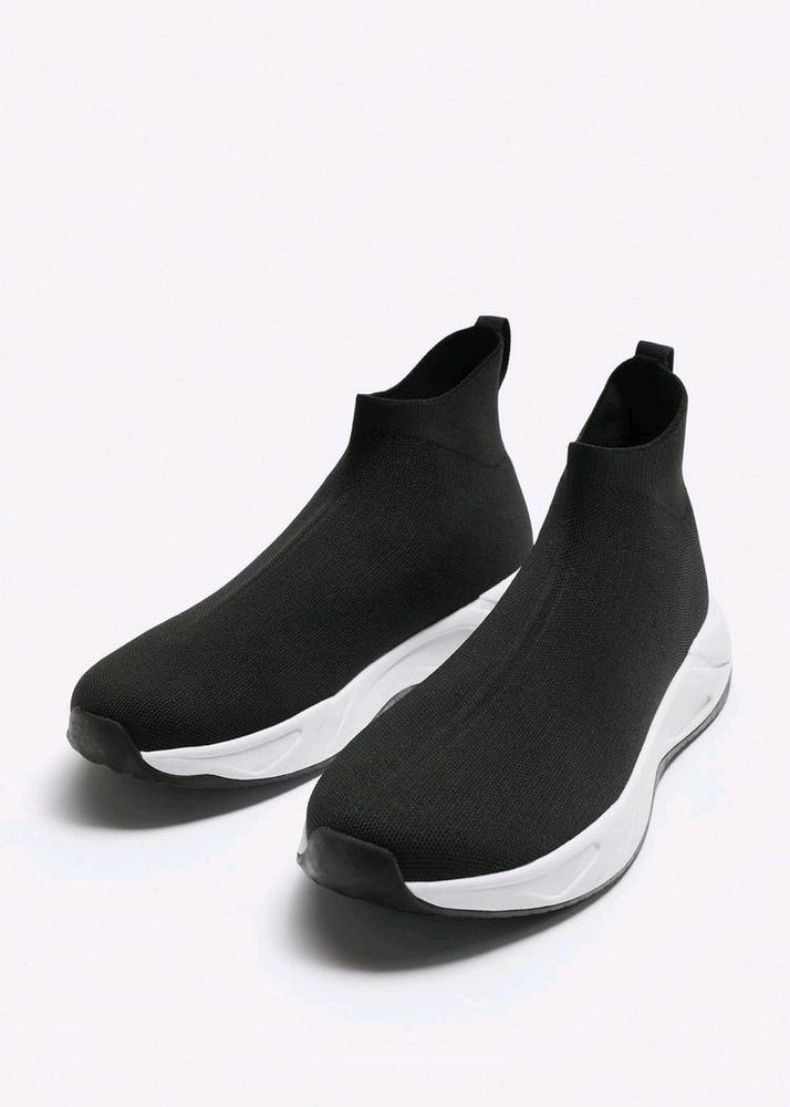 Zara High-top sneakers Black shoes