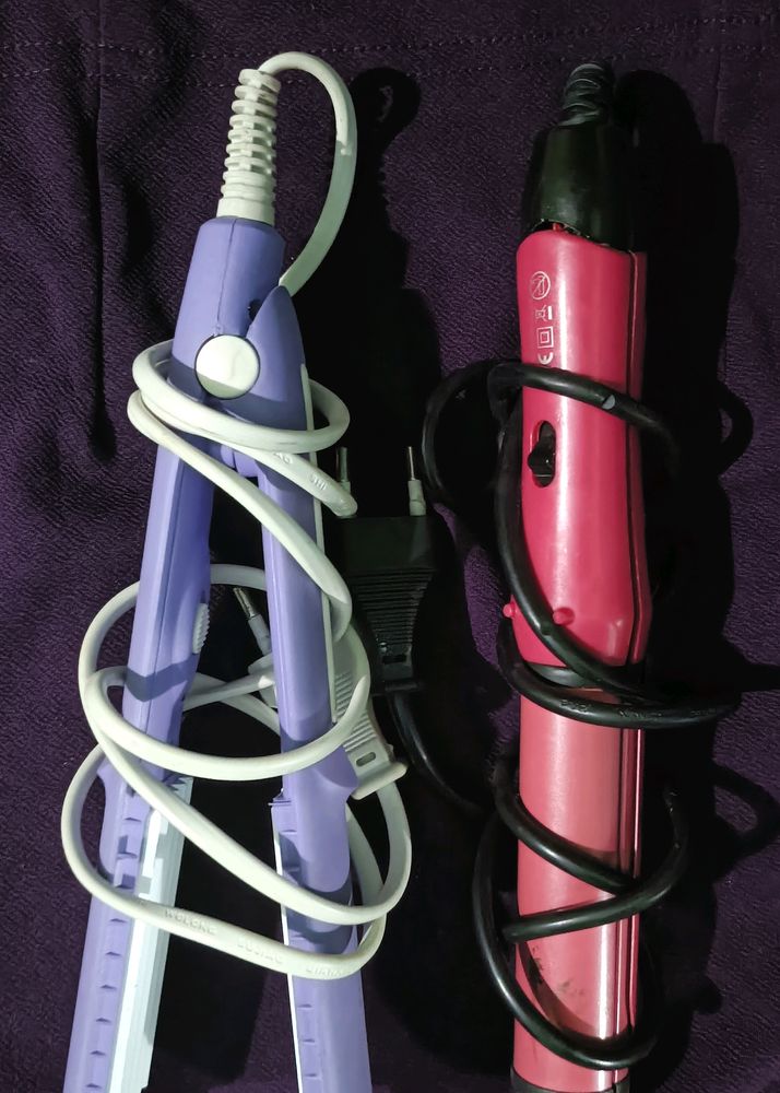 Nova Hair Curler, Straightener And Crimper Combo