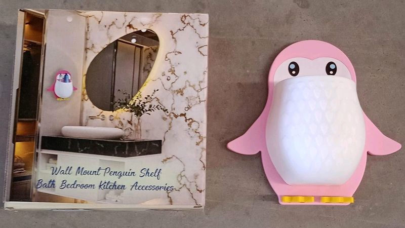 Penguin Shap Adhesive Big Storage Box