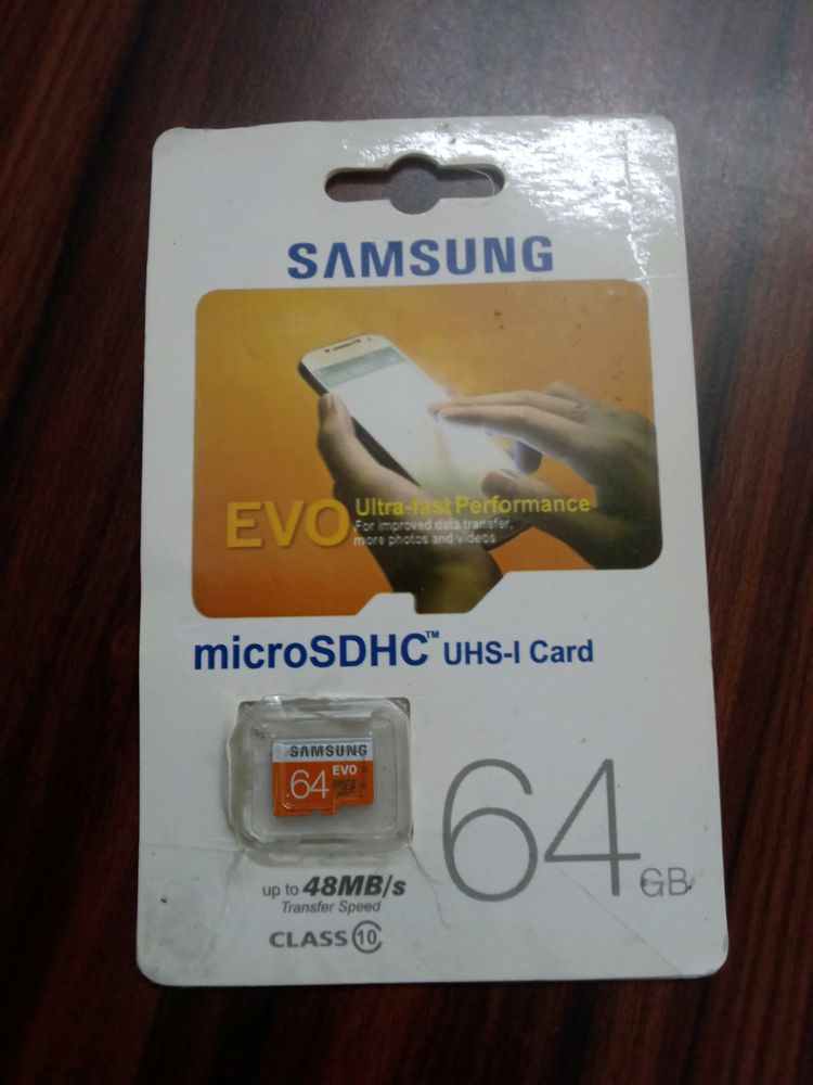 Samsung 64gb Sealed Pack Memory Card