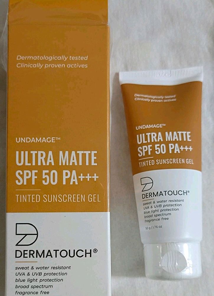 ultra matte spf50 tinted sunscreen