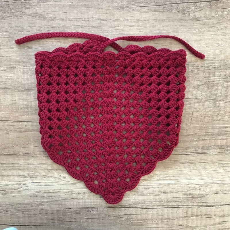 Crochet Bandana Scarf