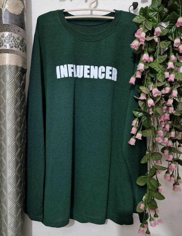 INFLUENCER GREEN [XL] T-Shirt For Men