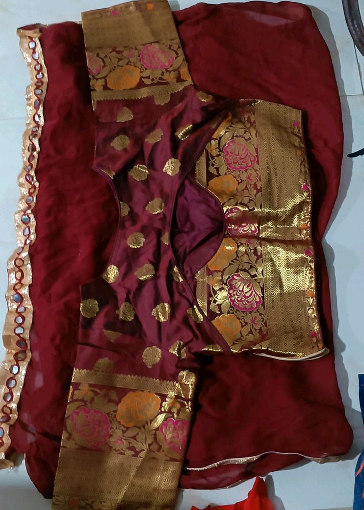 Navratri Special Blouse Dupatta