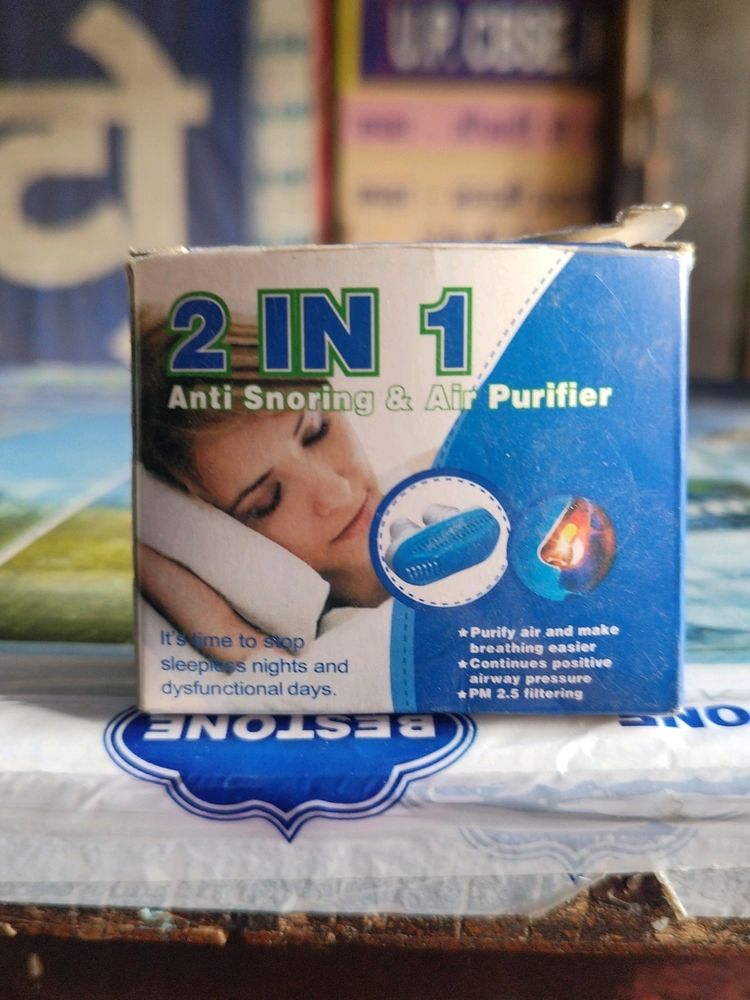 2 In 1 Anti Snoozing And Air Purifier