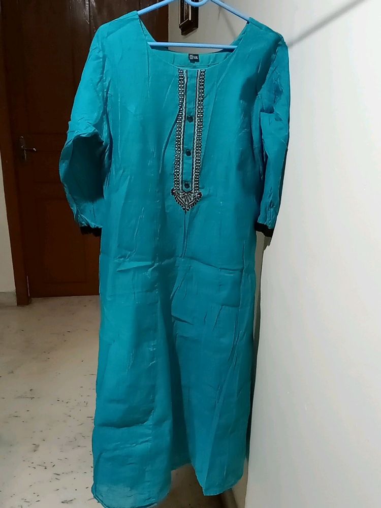 Greenish Blue Kurta