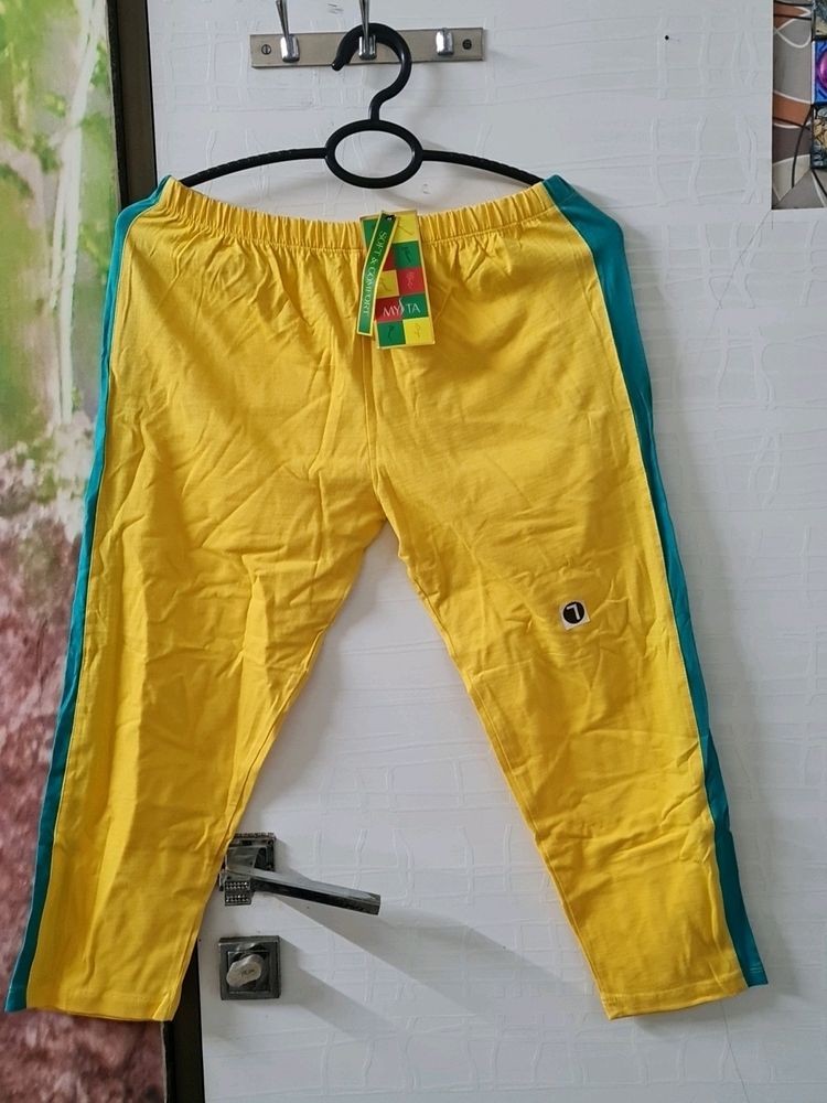 Yellow Ladies Capri