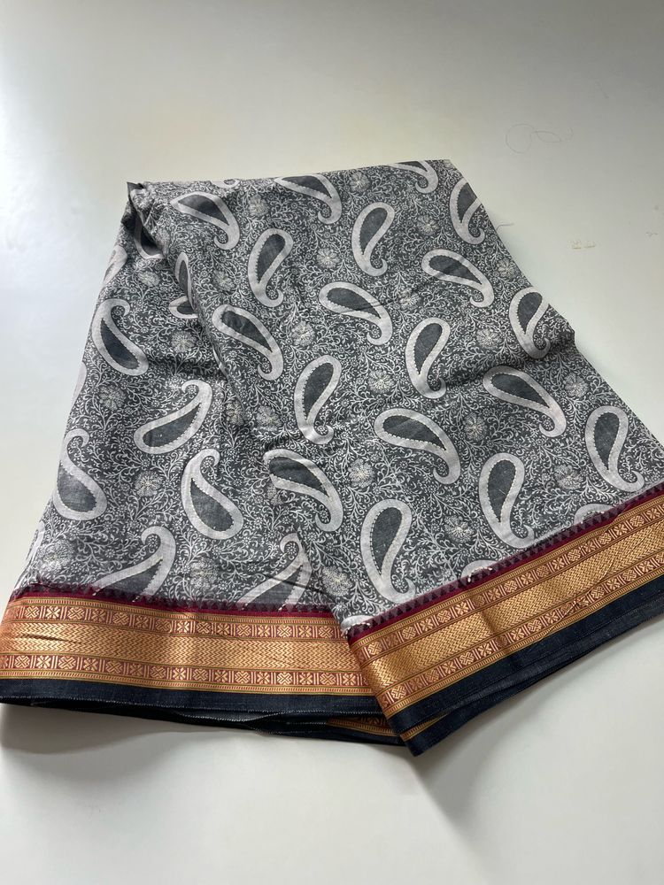 Grey Saree