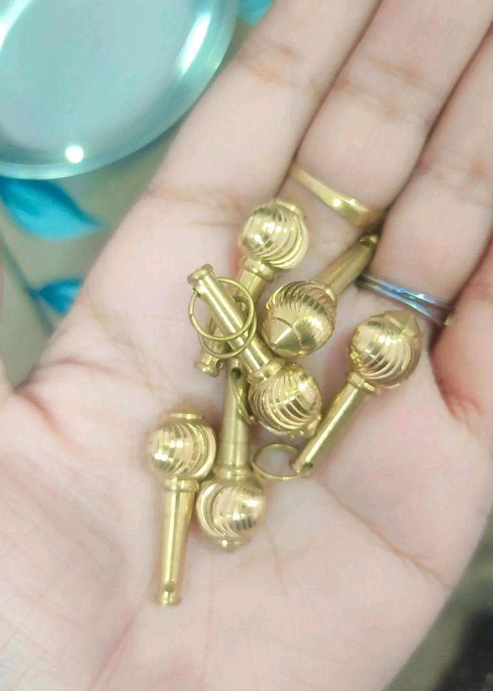 6 Pcs Bajrang Bali Gada/Mace Locket