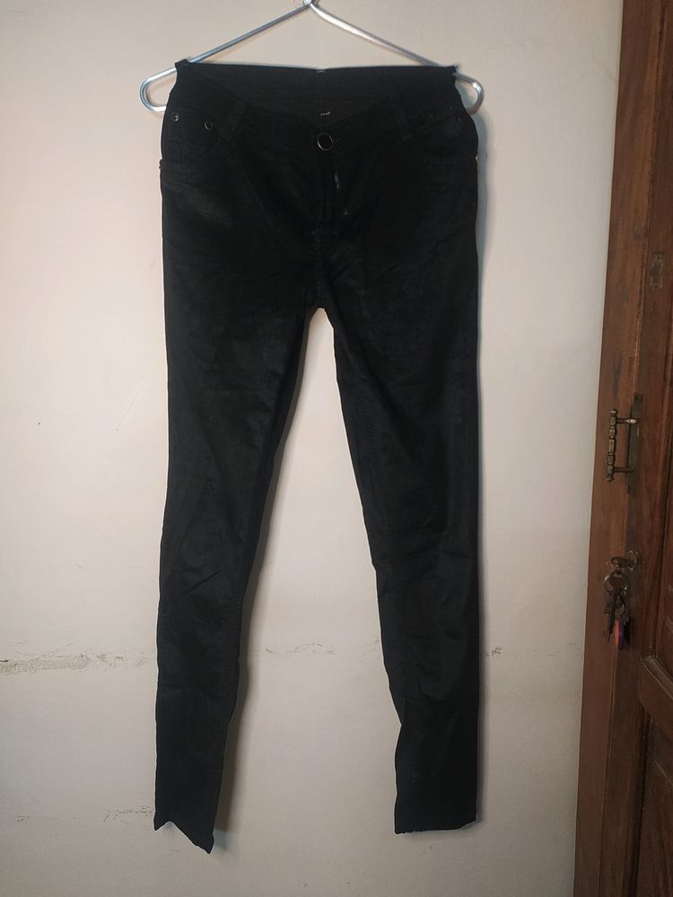 Black Velvet Jeans