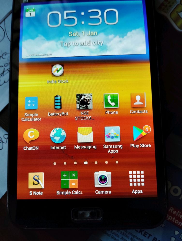 Samsung Mobile Gt N7000 Note1