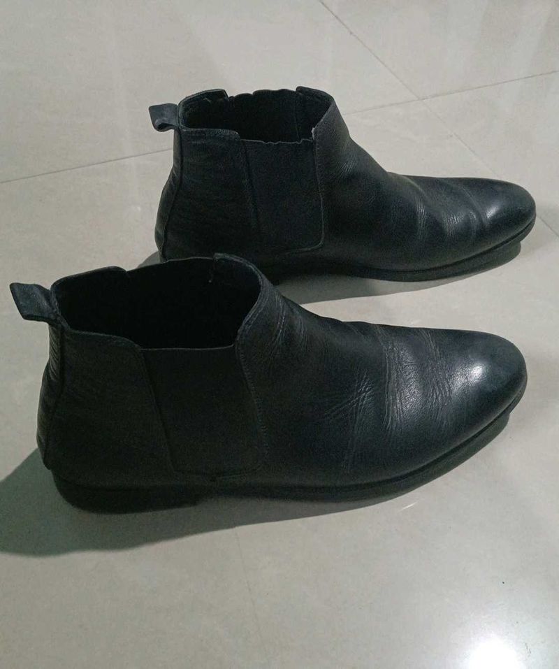 Casual Black Boot for Men