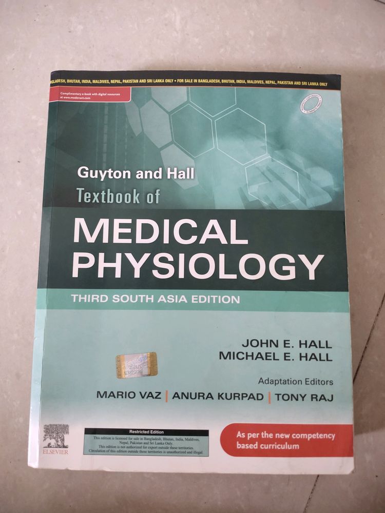 Physiology Guyton And Hall MBBS 1st Year Textbook