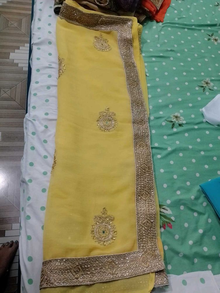 Yellow Saree For Women