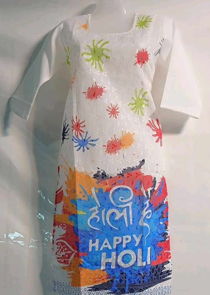 Holi Customised Kurti