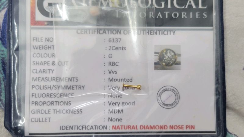 Diamond Nose Pin