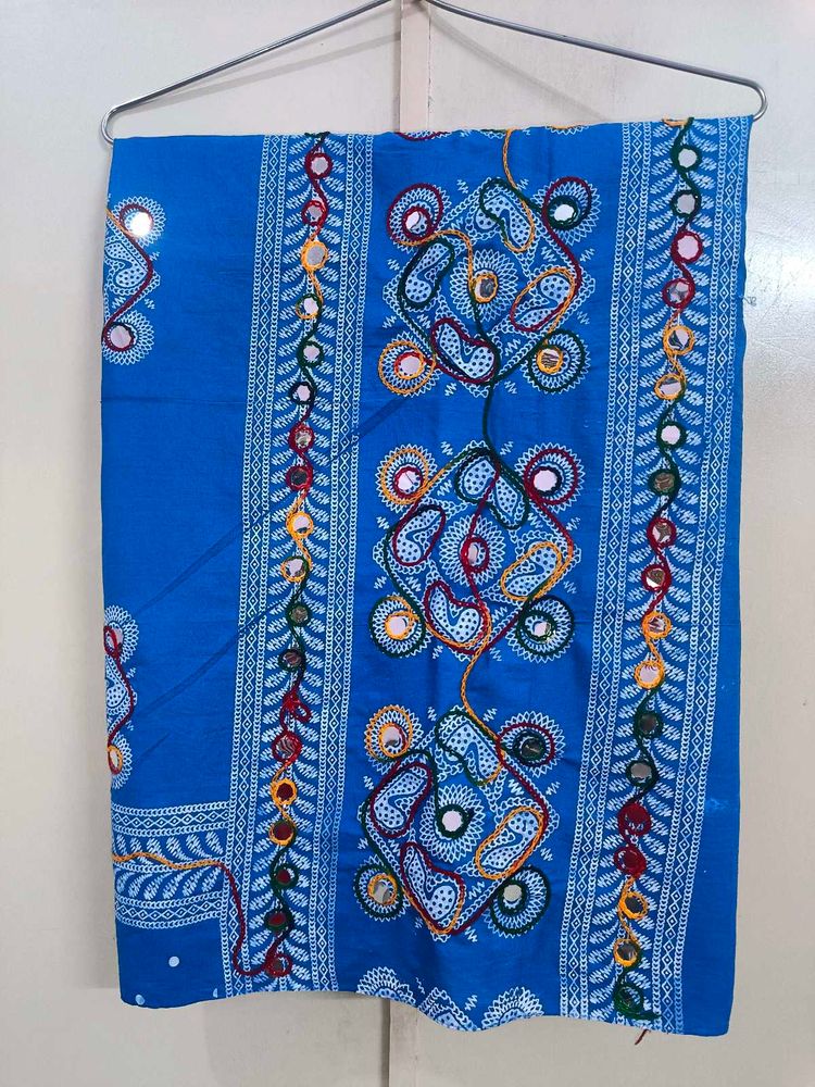 Mirror Worked Cotton Dupatta