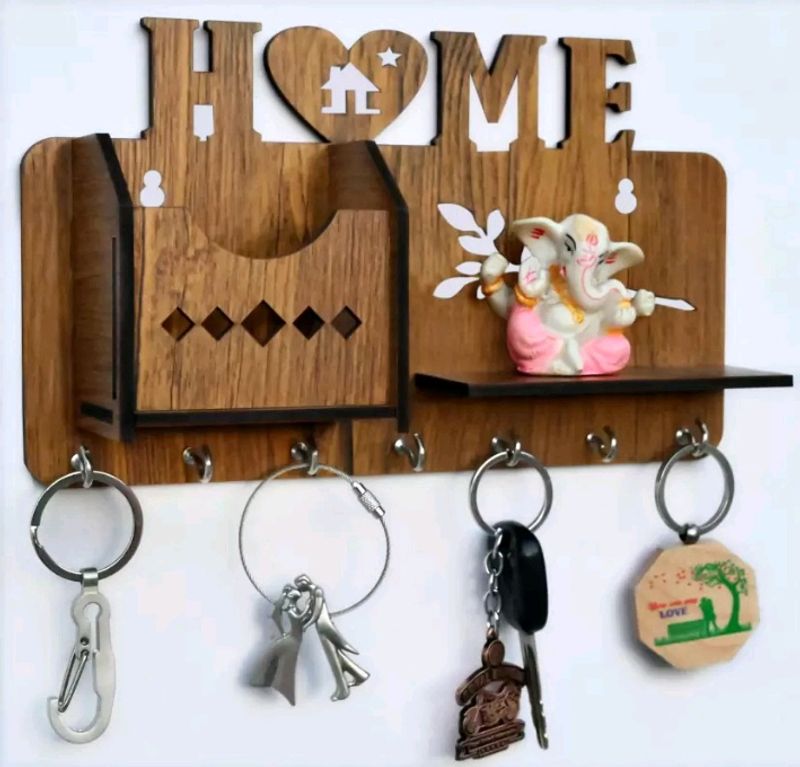 Heart Home Woodenkey Holder