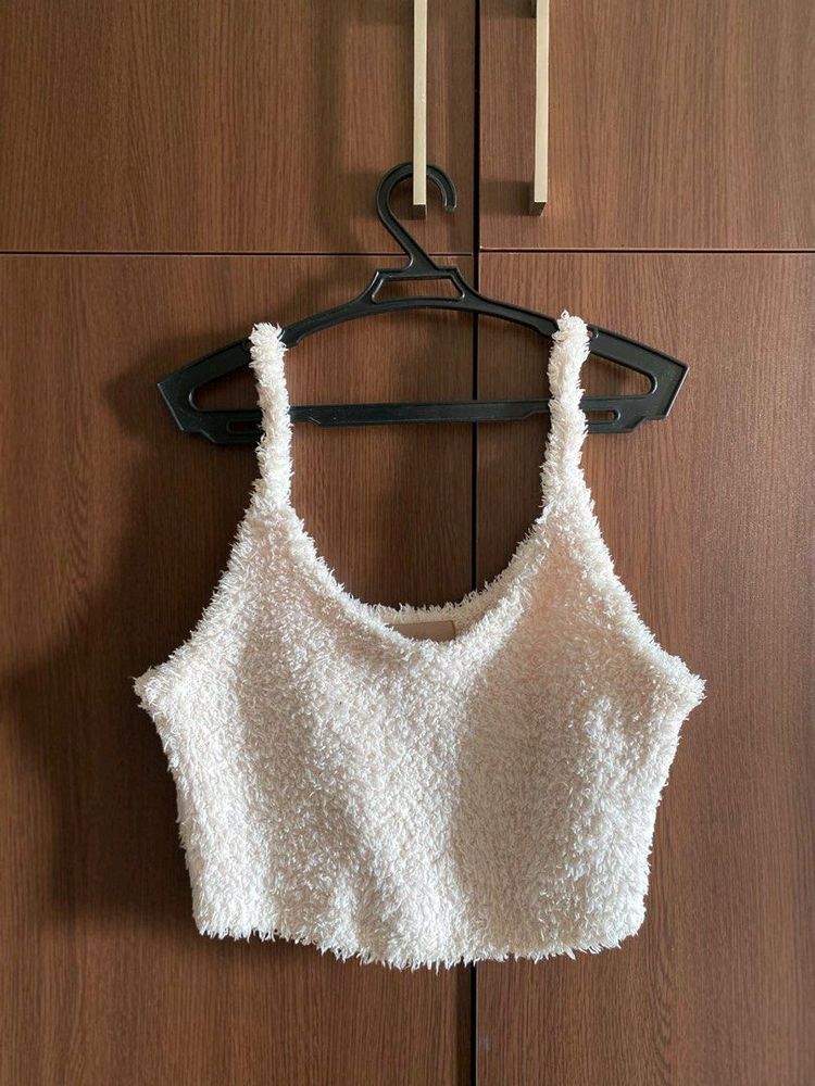 Woolen Cute Kawai Crop Short Top Urbanic