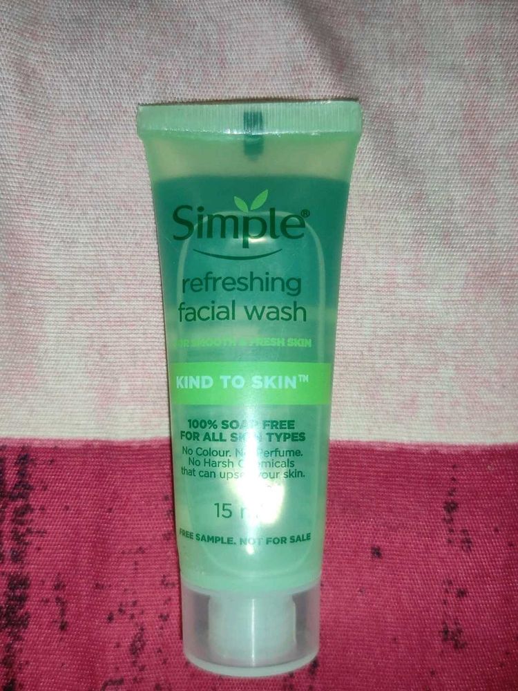 Simple Face Wash Sample