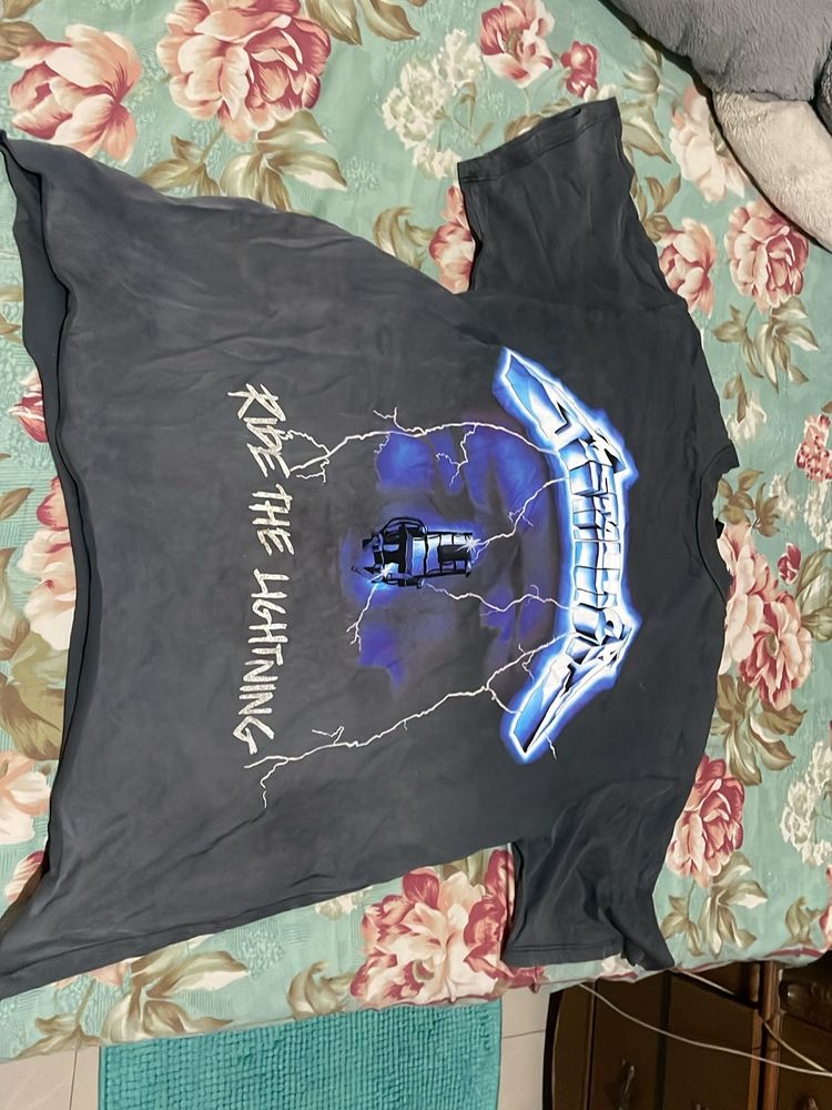 metallica oversized tshirt