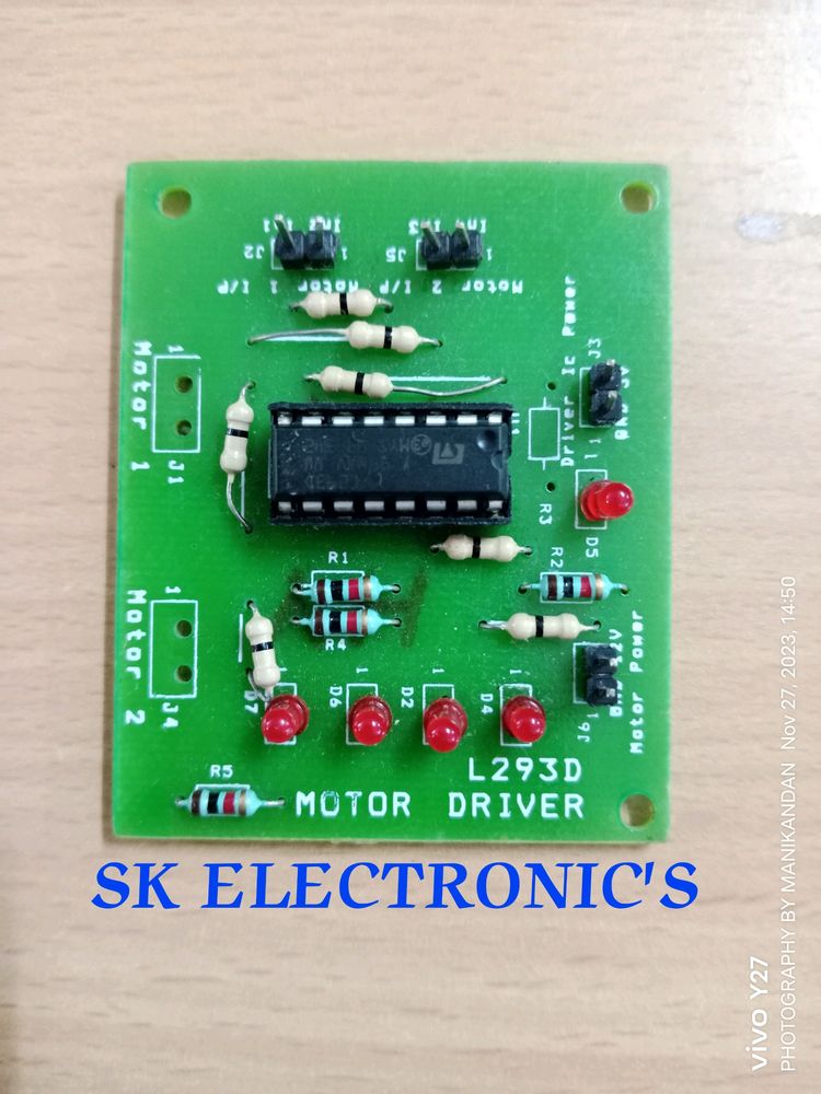 L293D Motor Driver