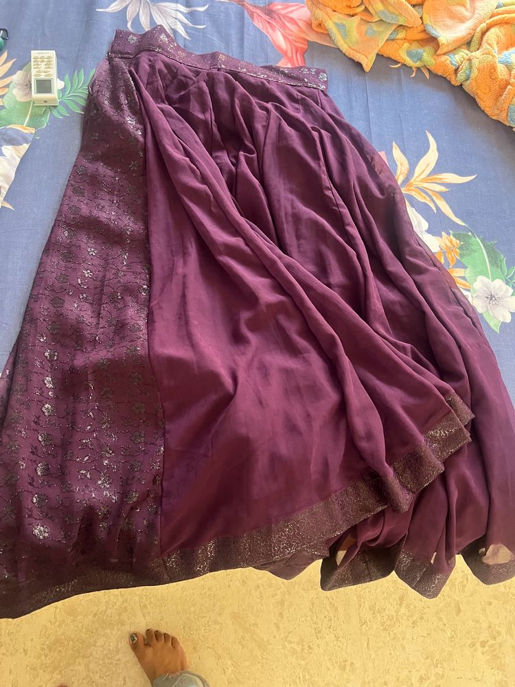 Pretty purple lehenga (only)