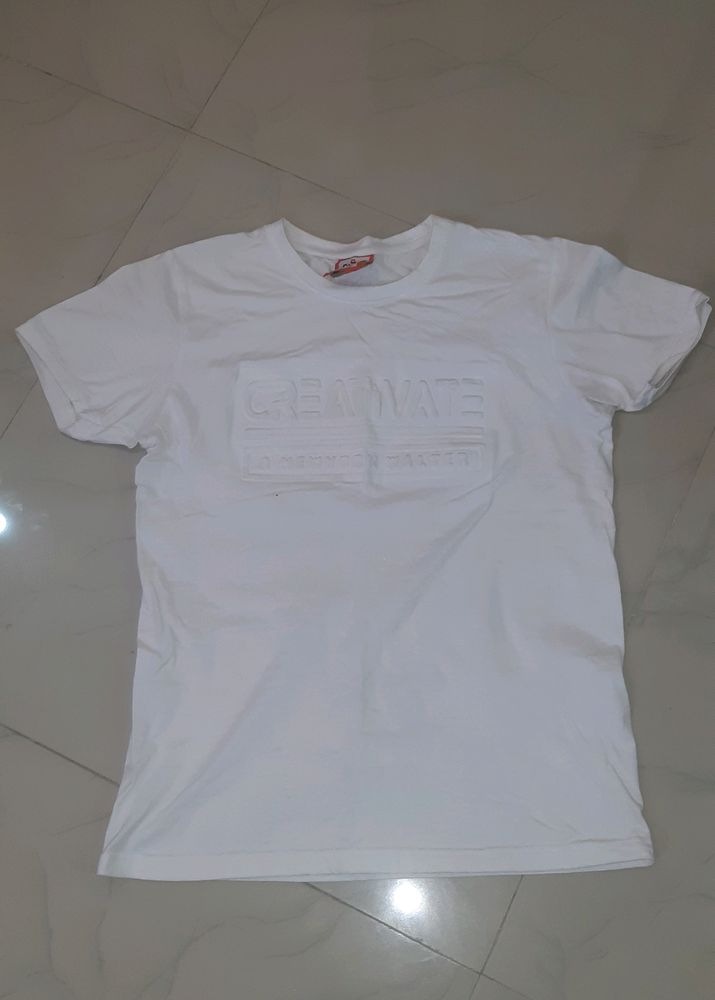 Mens New White T-shirt