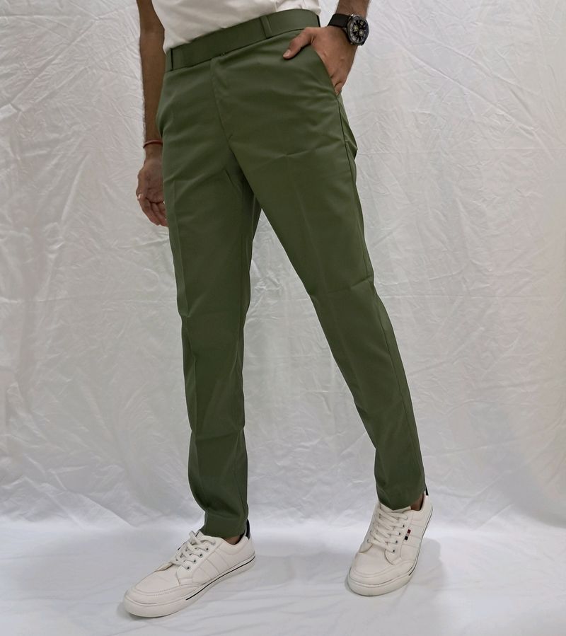 Kaulin 1059 Men's Reseda Green Formal Trouser